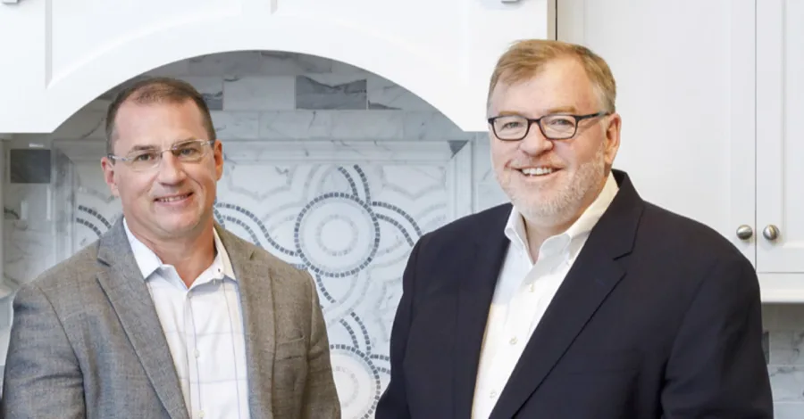 Ty Monk, Founder, and Steve Brink, Owner, of Monk's Home Improvements